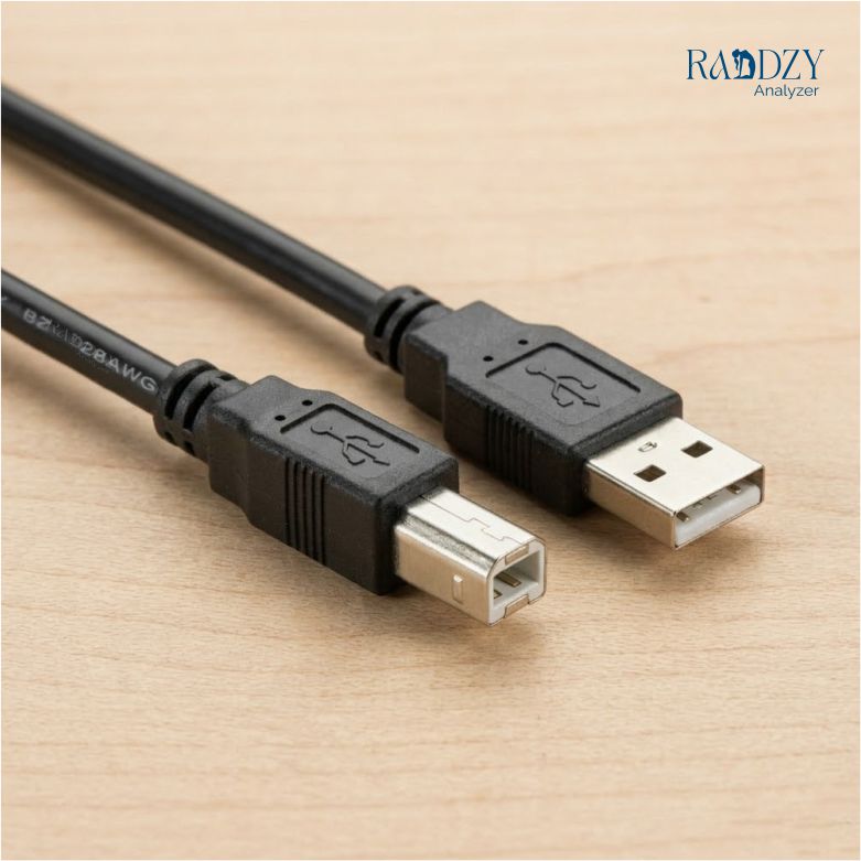 RADDZY Quantum Analyzer USB Data Cable for 39G Machine | Analyzer Connection & Data Transfer Cable Accessory