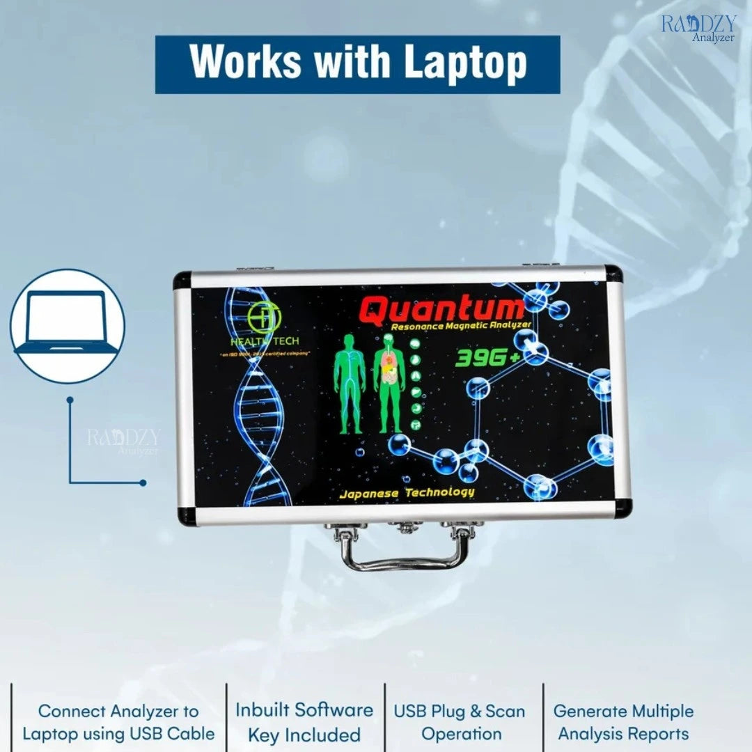 Raddzy 39G+ 3-in-1 Quantum Analyzer (Rod + Palm + Therapy)