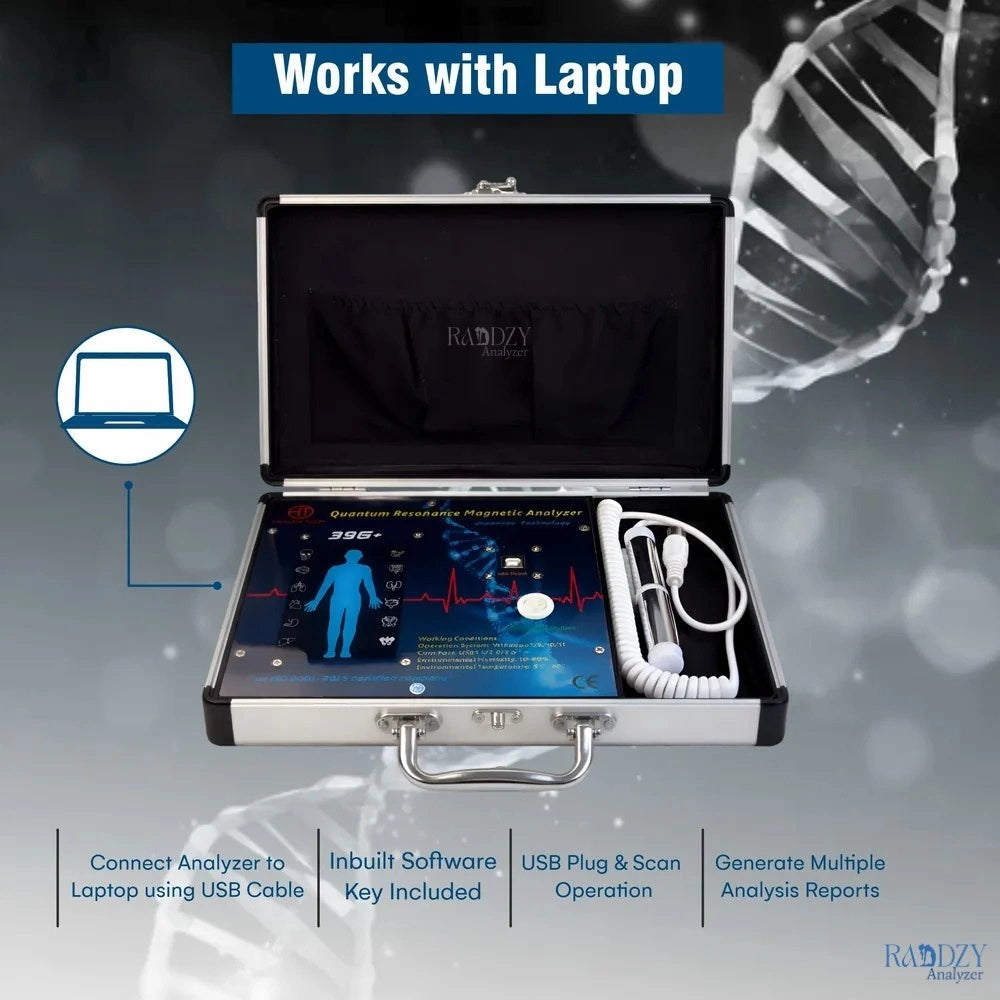 Raddzy 39G+ Windows Quantum Analyzer with Rod