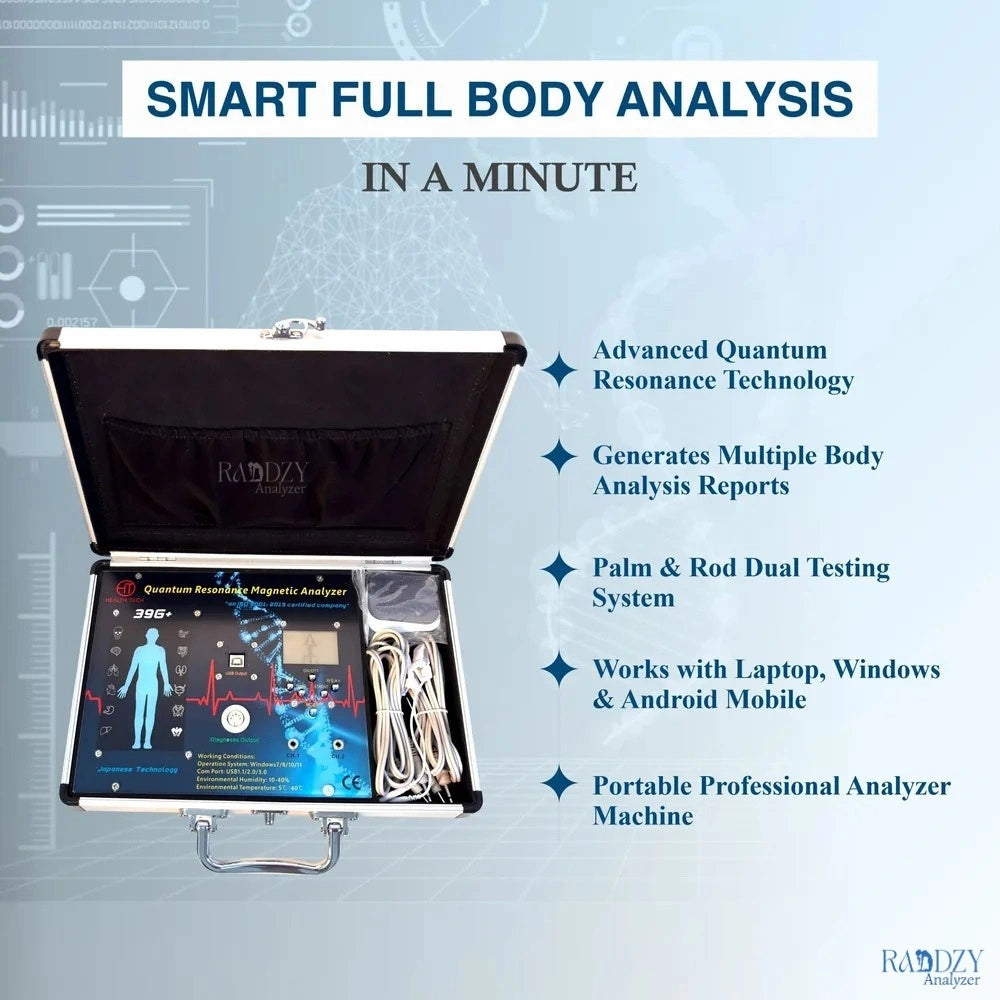 Raddzy 39G+ Windows Quantum Analyzer with Therapy