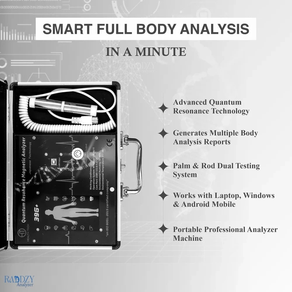 Raddzy 39G+ Windows Quantum Analyzer with Rod
