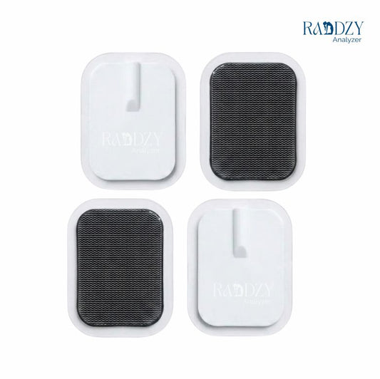 RADDZY Quantum Analyzer Therapy Electrode Pads for 39G Machine | Bioelectric Conductive Therapy Pad Accessories