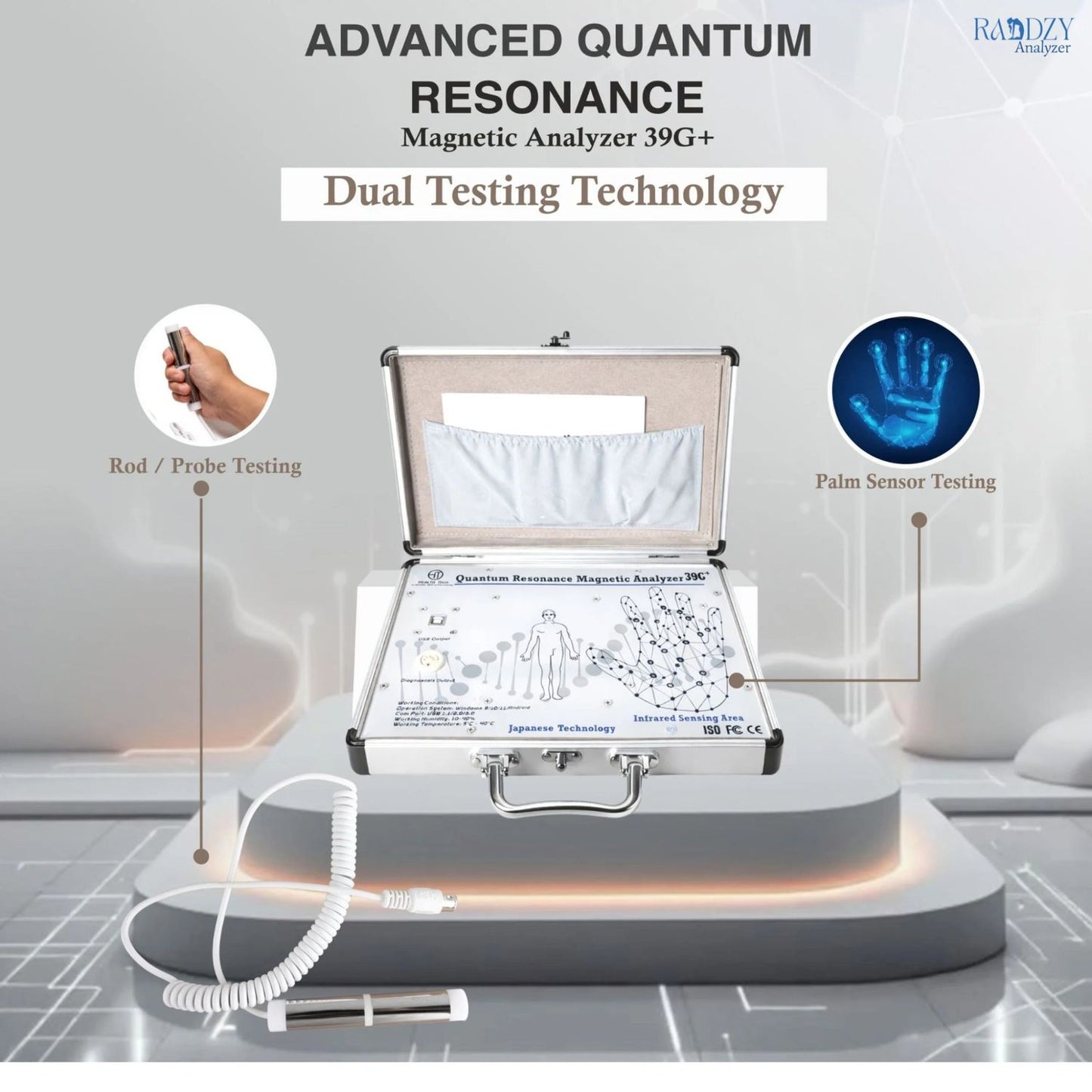Raddzy 39G+ Android & Windows Quantum Analyzer