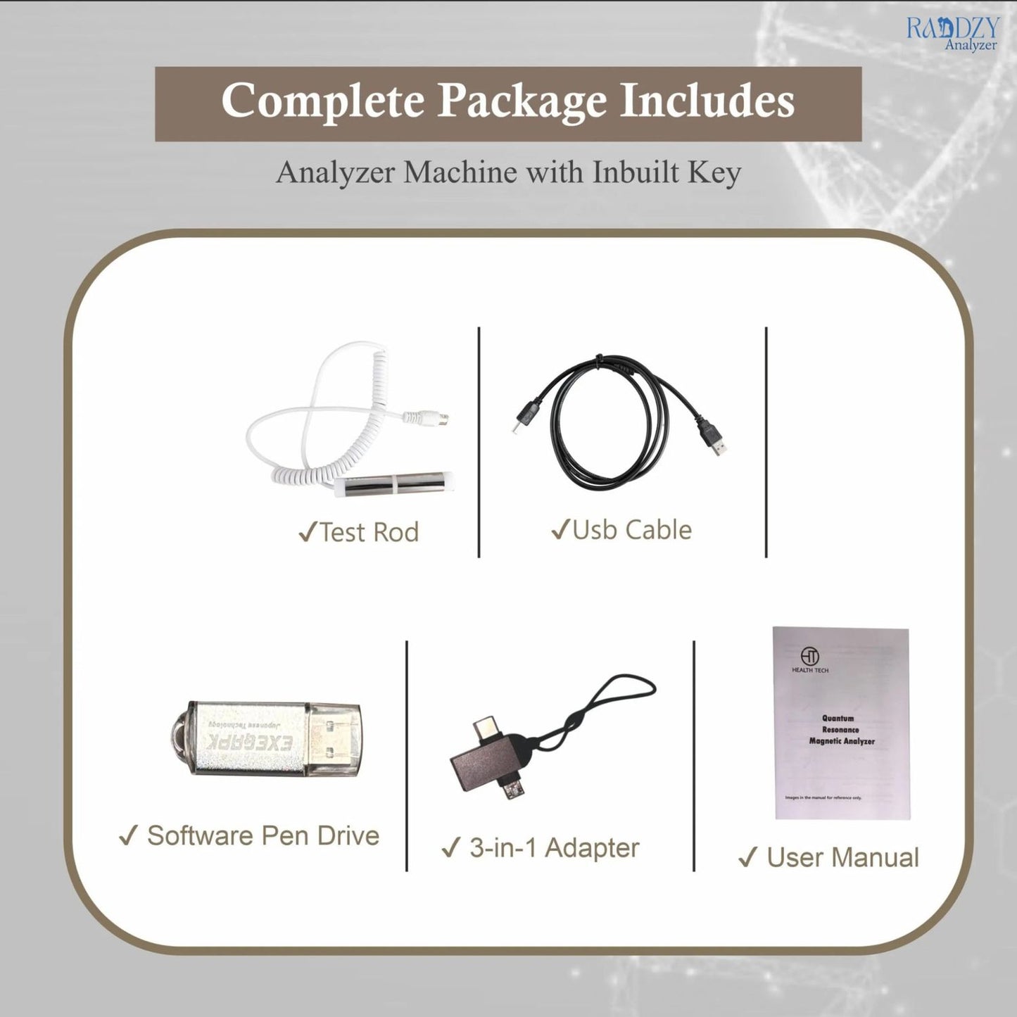 Raddzy 39G+ Android & Windows Quantum Analyzer